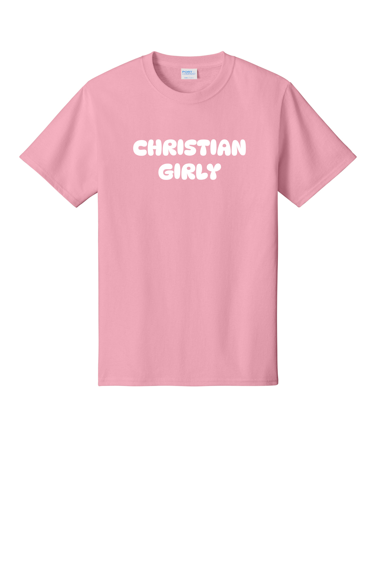 CHRISTIAN GIRLY 3D PUFF T-SHIRT
